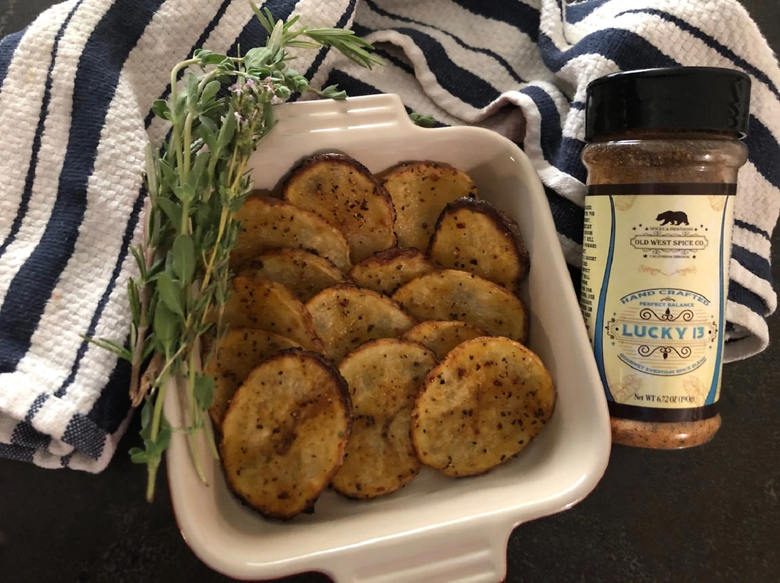 Lucky 13 Oven Baked Potato Slices